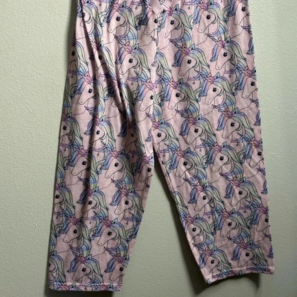 The Children’s Place‎ Girls unicorn Pajama Pants Bottoms Pink Size L (10/12).
